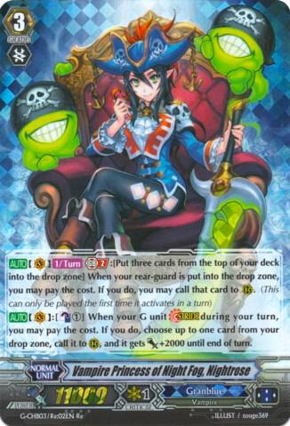 Vampire Princess of Night Fog, Nightrose, G-CHB03: Rummy Labyrinth Under the Moonlight G-CHB03/Re:02EN