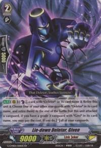 Lie-down Deletor, Given, G-CMB01: Vanguard & Deletor G-CMB01/010EN