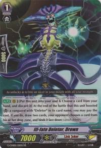 Ill-fate Deletor, Drown, G-CMB01: Vanguard & Deletor G-CMB01/011EN