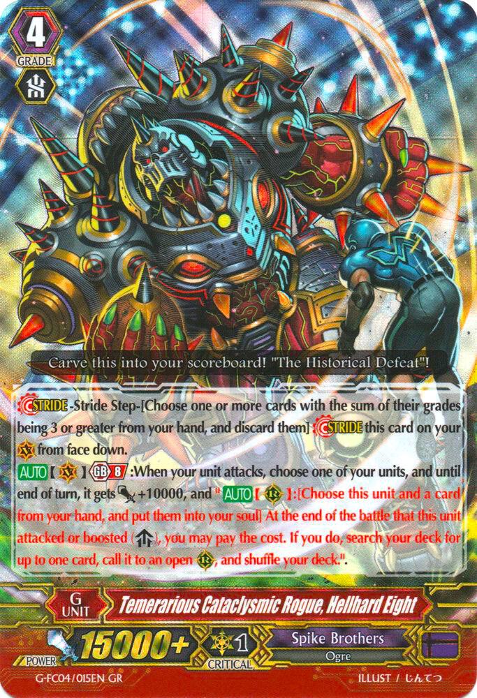 Temerarious Cataclysmic Rogue, Hellhard Eight, G-FC04: Fighters Collection 2017 G-FC04/015EN