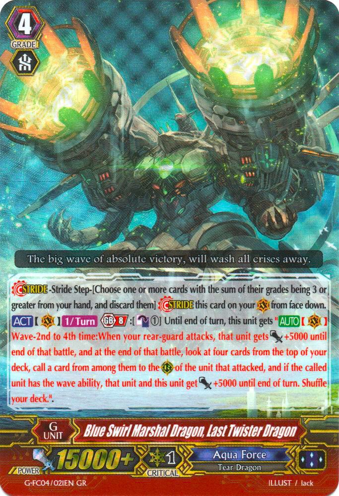 Blue Swirl Marshal Dragon, Last Twister Dragon, G-FC04: Fighters Collection 2017 G-FC04/021EN