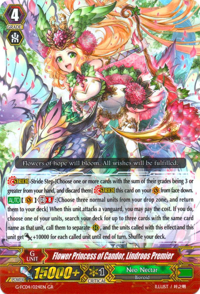 Flower Princess of Candor, Lindroos Premier, G-FC04: Fighters Collection 2017 G-FC04/024EN
