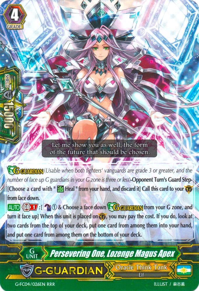 Persevering One, Lozenge Magus Apex, G-FC04: Fighters Collection 2017 G-FC04/026EN