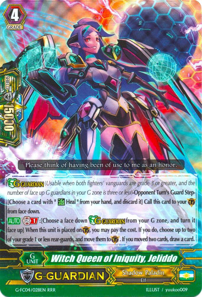 Witch Queen of Iniquity, Jeliddo, G-FC04: Fighters Collection 2017 G-FC04/028EN