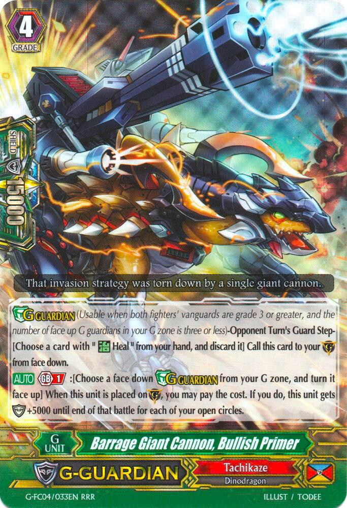 Barrage Giant Cannon, Bullish Primer, G-FC04: Fighters Collection 2017 G-FC04/033EN
