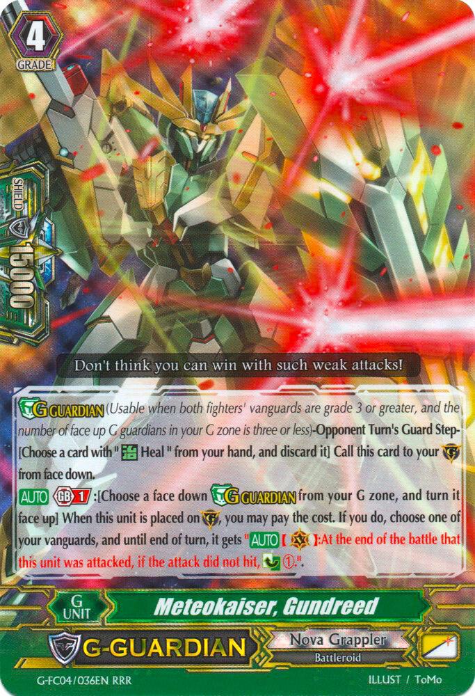 Meteokaiser, Gundreed, G-FC04: Fighters Collection 2017 G-FC04/036EN