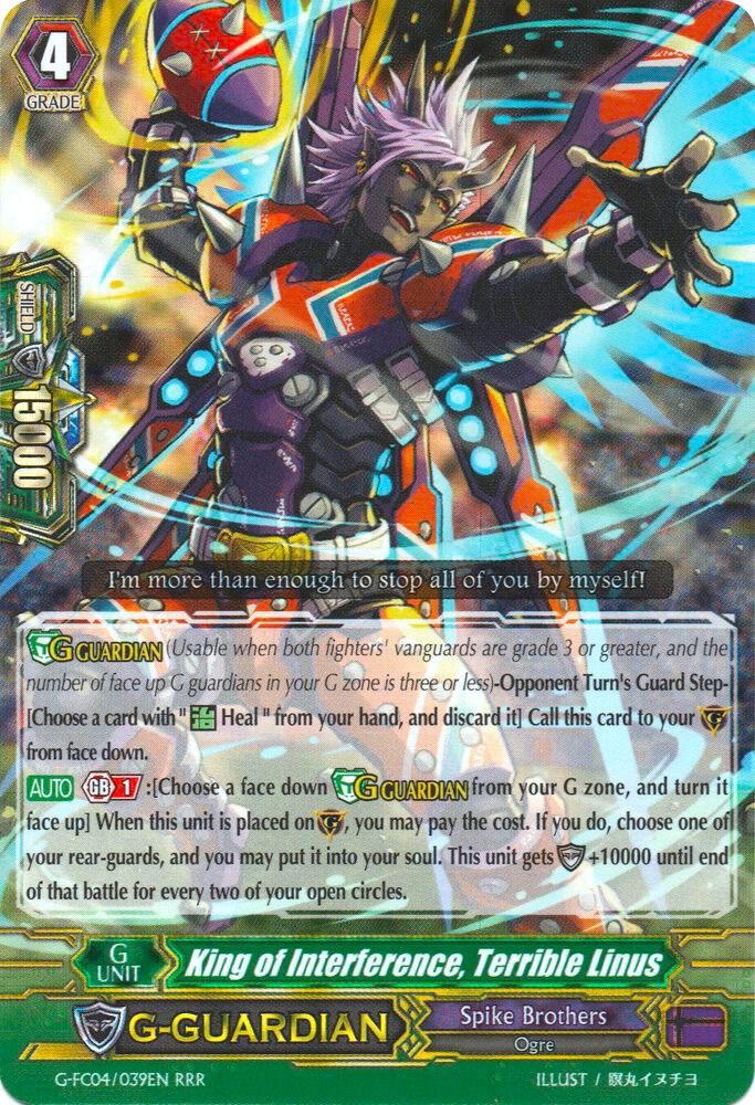 King of Interference, Terrible Linus, G-FC04: Fighters Collection 2017 G-FC04/039EN