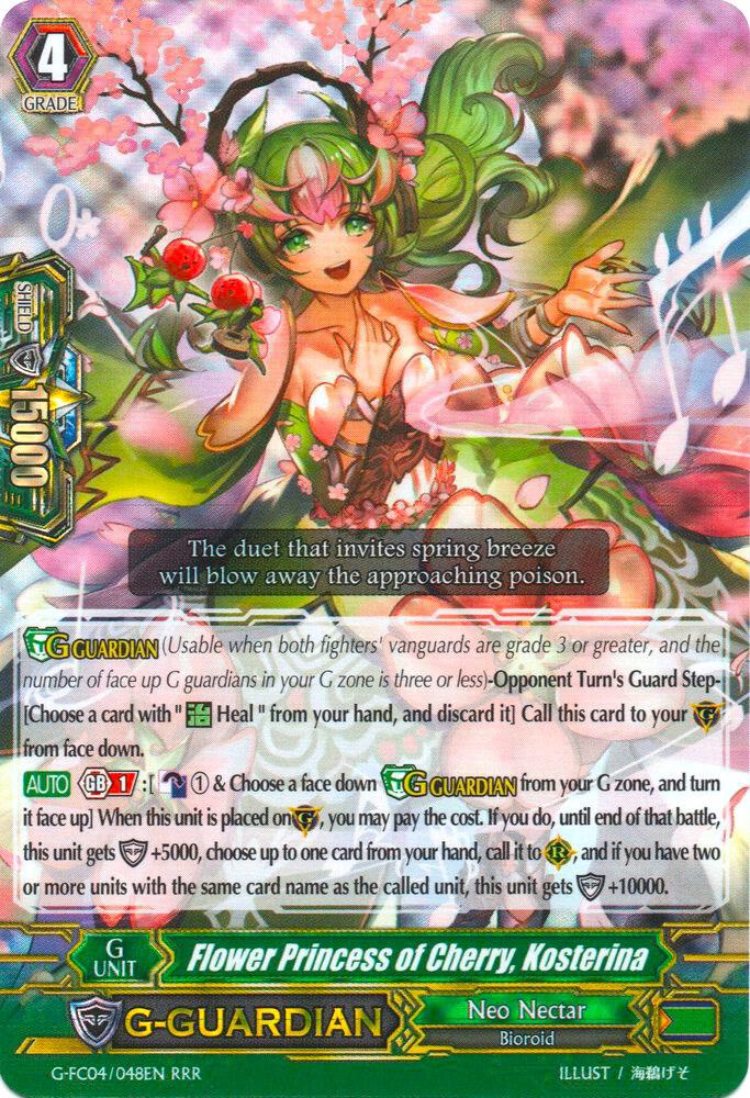 Flower Princess of Cherry, Kosterina, G-FC04: Fighters Collection 2017 G-FC04/048EN