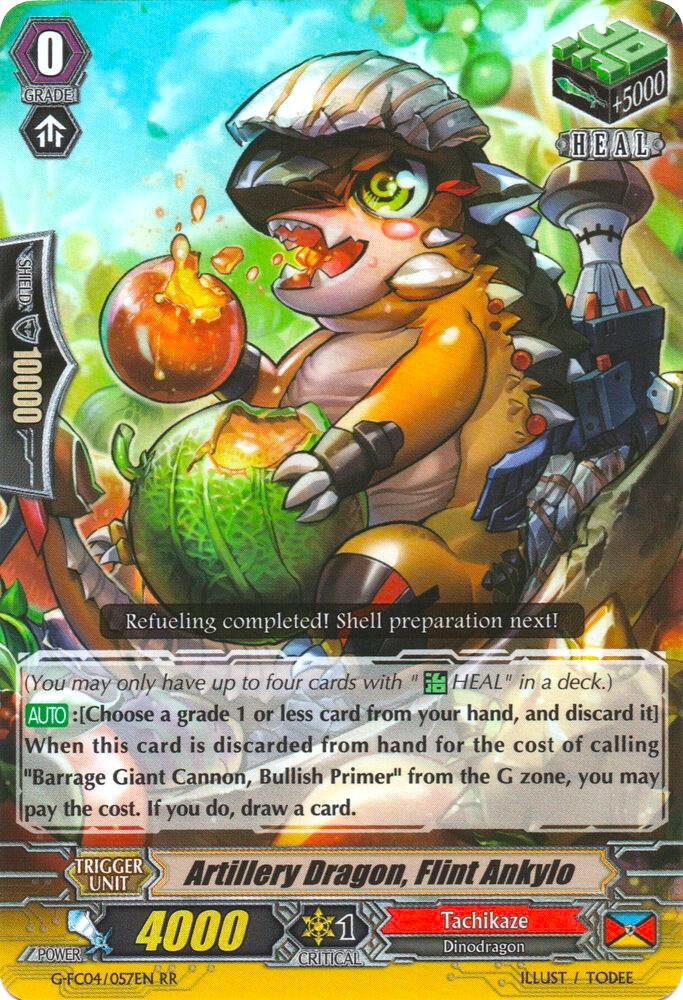 Artillery Dragon, Flint Ankylo, G-FC04: Fighters Collection 2017 G-FC04/057EN