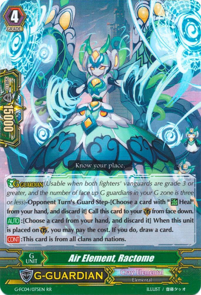 Air Element, Ractome, G-FC04: Fighters Collection 2017 G-FC04/075EN