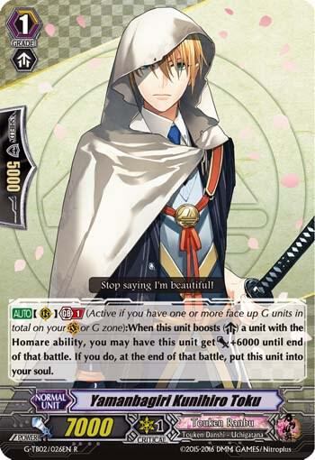 Yamanbagiri Kunihiro Toku, G-TB02: Touken Ranbu (ONLINE) G-TB02/026EN