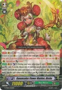 Ranunculus Flower Maiden, Ahsha (Foil), G-TD03: Flower Maiden of Purity G-TD03/002EN