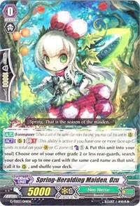 Spring-Heralding Maiden, Ozu, G-TD03: Flower Maiden of Purity G-TD03/014EN