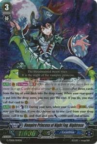Vampire Princess of Night Fog, Nightrose (RRR Foil), G-TD08: Vampire Princess of the Nether Hour G-TD08/004EN