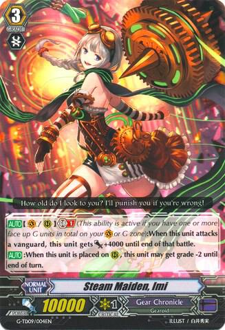 Steam Maiden, Imi, G-TD09: True Zodiac Time Beasts G-TD09/004EN