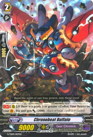 Chronobeat Buffalo, G-TD09: True Zodiac Time Beasts G-TD09/007EN