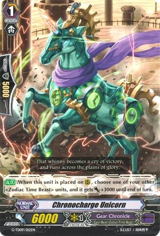 Chronocharge Unicorn, G-TD09: True Zodiac Time Beasts G-TD09/012EN