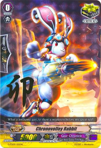 Chronovolley Rabbit (RRR Foil), G-TD09: True Zodiac Time Beasts G-TD09/015EN