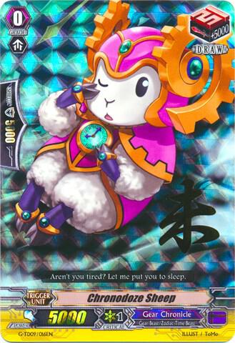 Chronodoze Sheep (RRR Foil), G-TD09: True Zodiac Time Beasts G-TD09/016EN