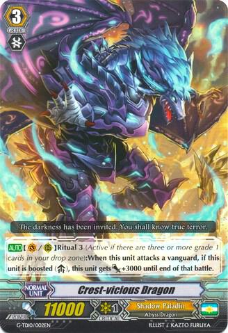 Crest-vicious Dragon, G-TD10: Ritual of Dragon Sorcery G-TD10/002EN