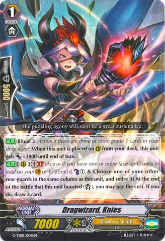 Dragwizard, Knies, G-TD10: Ritual of Dragon Sorcery G-TD10/009EN