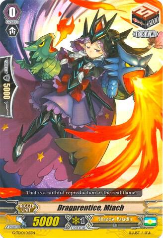 Dragprentice, Miach, G-TD10: Ritual of Dragon Sorcery G-TD10/015EN