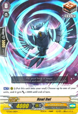 Howl Owl, G-TD10: Ritual of Dragon Sorcery G-TD10/018EN