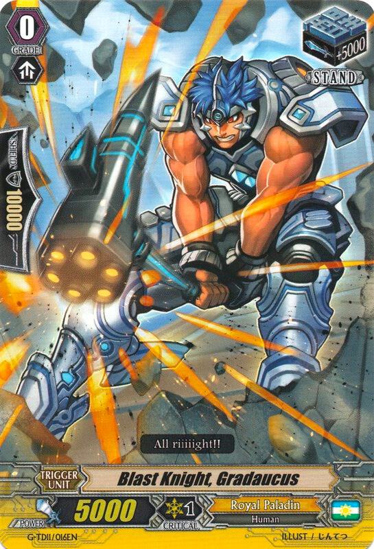 Blast Knight, Gradaucus, G-TD11: Divine Knight of Heavenly Decree G-TD11/016EN