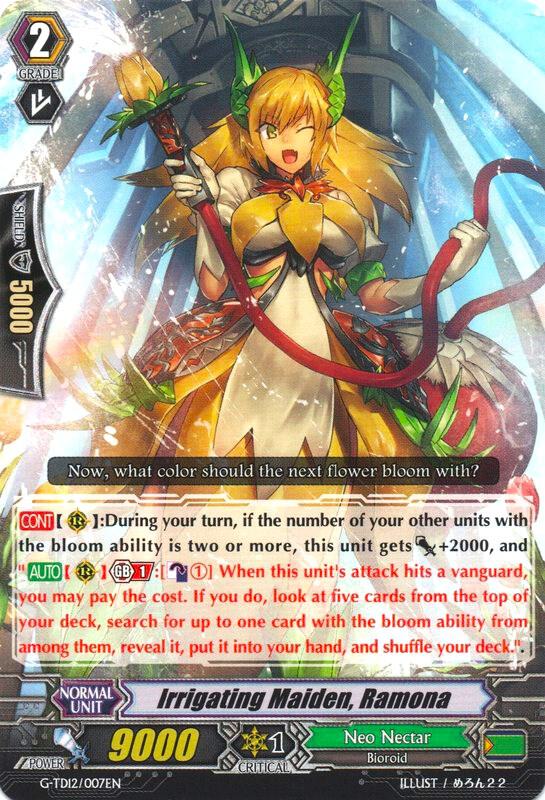 Irrigating Maiden, Ramona, G-TD12: Flower Princess of Abundant Blooming G-TD12/007EN
