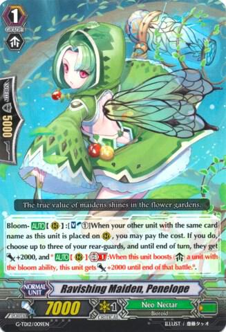Ravishing Maiden, Penelope, G-TD12: Flower Princess of Abundant Blooming G-TD12/009EN