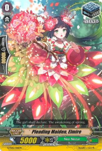 Pleading Maiden, Elmire, G-TD12: Flower Princess of Abundant Blooming G-TD12/016EN