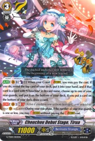 Chouchou Debut Stage, Tirua, G-TD14: Debut of the Divas G-TD14/003EN