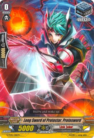 Long Sword of Protostar, Protosword, G-TD15: Messiah Dragon of Rebirth G-TD15/016EN