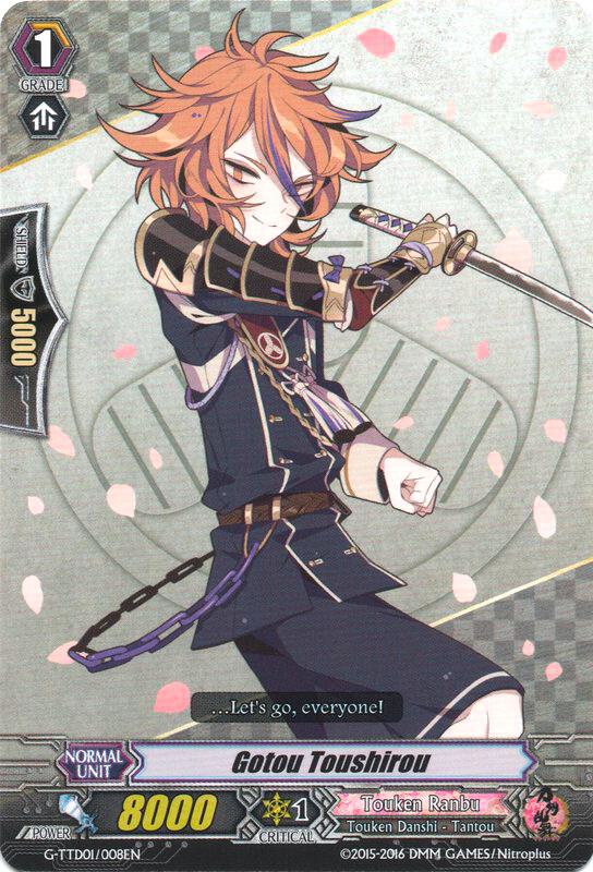 Gotou Toushirou, G-TTD01: Touken Ranbu (ONLINE) G-TTD01/008EN