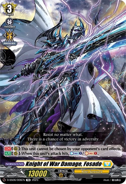 Knight of War Damage, Fosado, D-SS06: Stand Up Deckset "Gramgrace" D-SS06/006EN