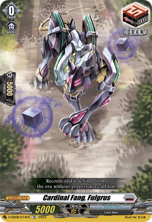 Cardinal Fang, Fulgrus, D-SS08: Stand Up Deckset "Orfist" D-SS08/014EN
