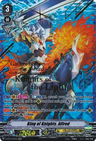 King of Knights, Alfred (SVR), V-BT01: Unite! Team Q4 V-BT01/SV01EN