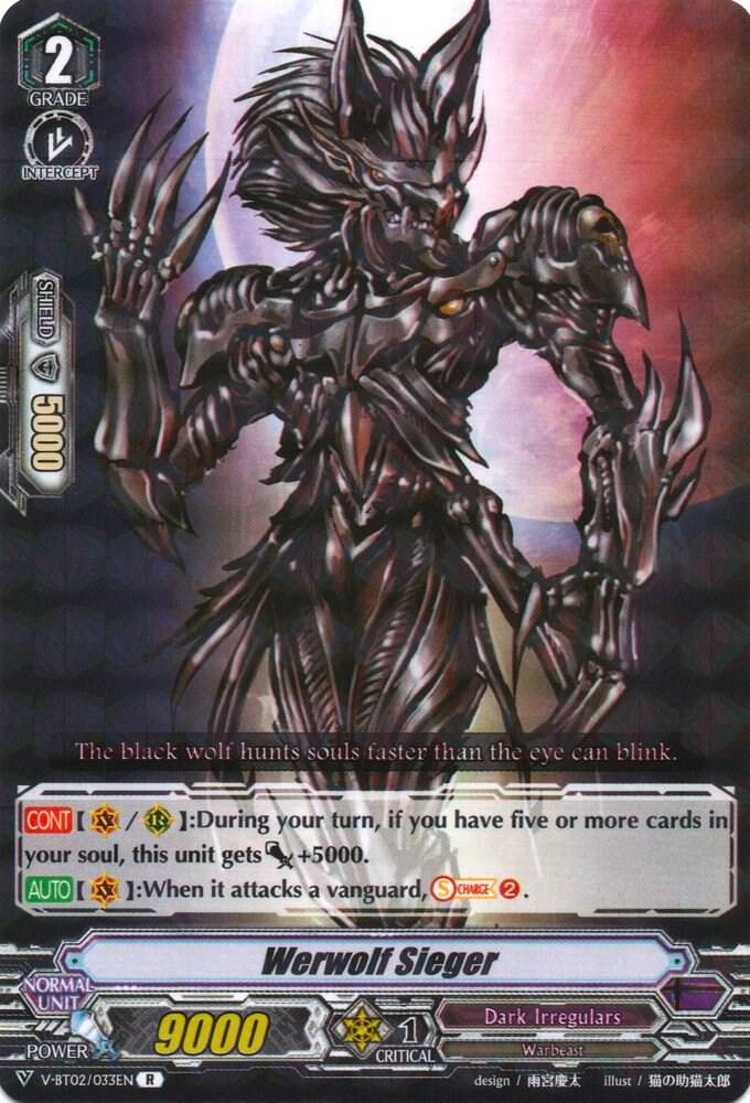 Werwolf Sieger, V-BT02 : Strongest! Team AL4 V-BT02/033EN