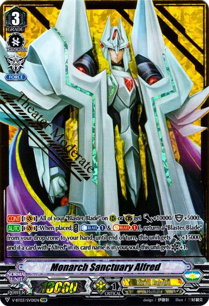 Monarch Sanctuary Alfred (SVR), V-BT03: Miyaji Academy CF Club V-BT03/SV01EN