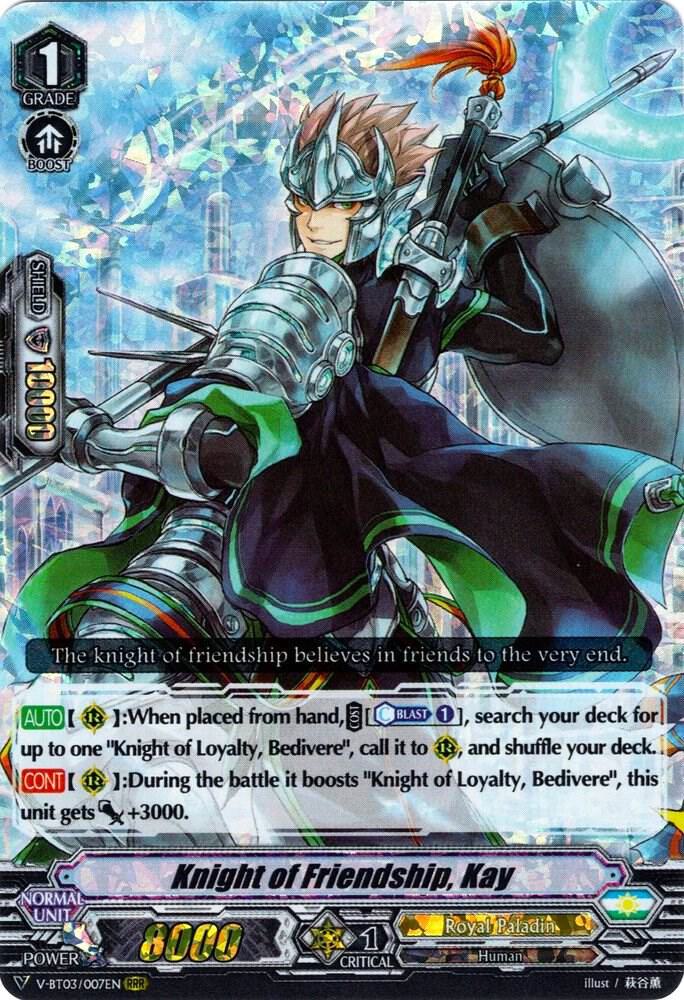 Knight of Friendship, Kay, V-BT03: Miyaji Academy CF Club V-BT03/007EN