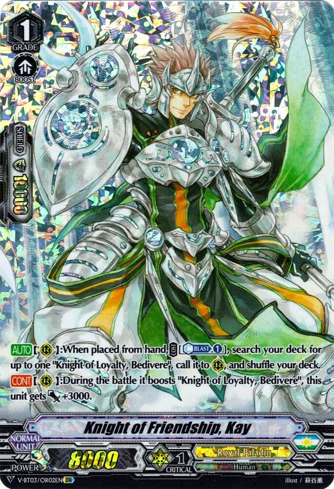 Knight of Friendship, Kay (OR), V-BT03: Miyaji Academy CF Club V-BT03/OR02EN