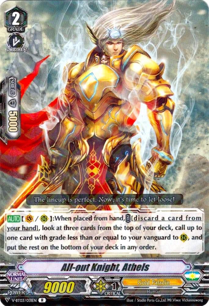 All-out Knight, Athels, V-BT03: Miyaji Academy CF Club V-BT03/031EN