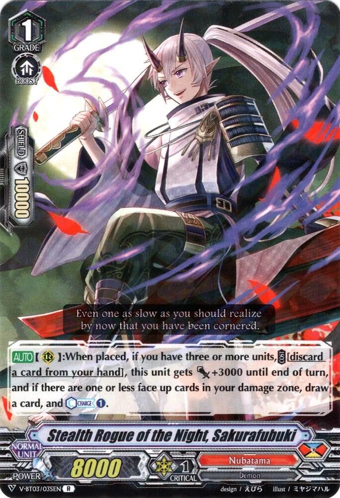 Stealth Rogue of the Night, Sakurafubuki, V-BT03: Miyaji Academy CF Club V-BT03/035EN
