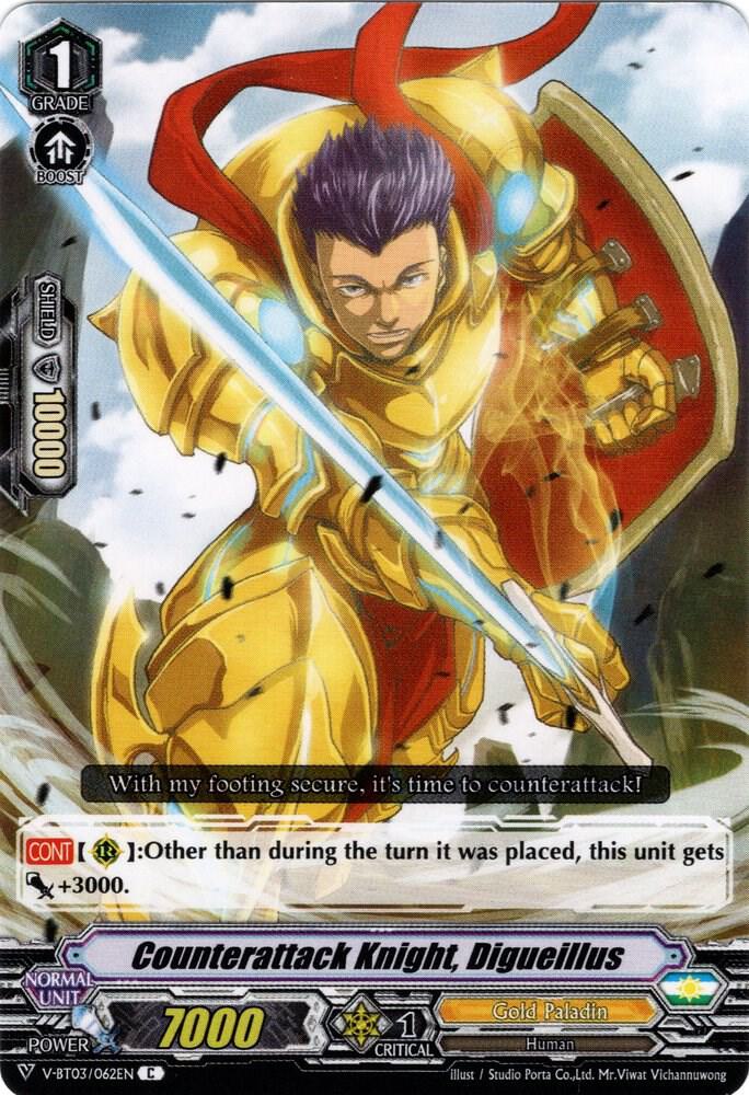 Counterattack Knight, Digueillus, V-BT03: Miyaji Academy CF Club V-BT03/062EN