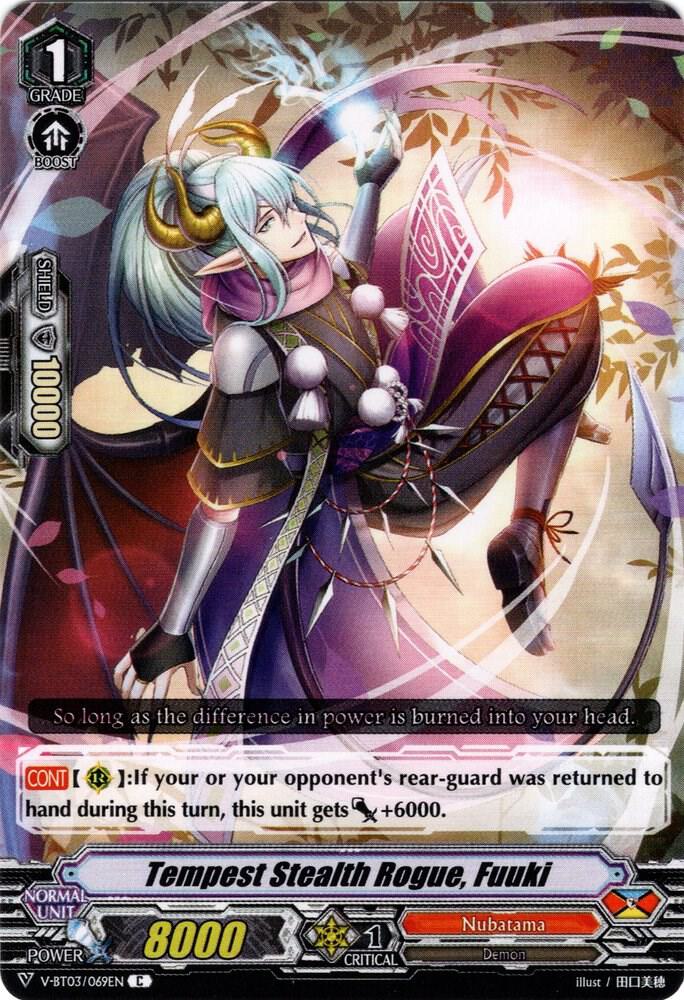 Tempest Stealth Rogue, Fuuki, V-BT03: Miyaji Academy CF Club V-BT03/069EN