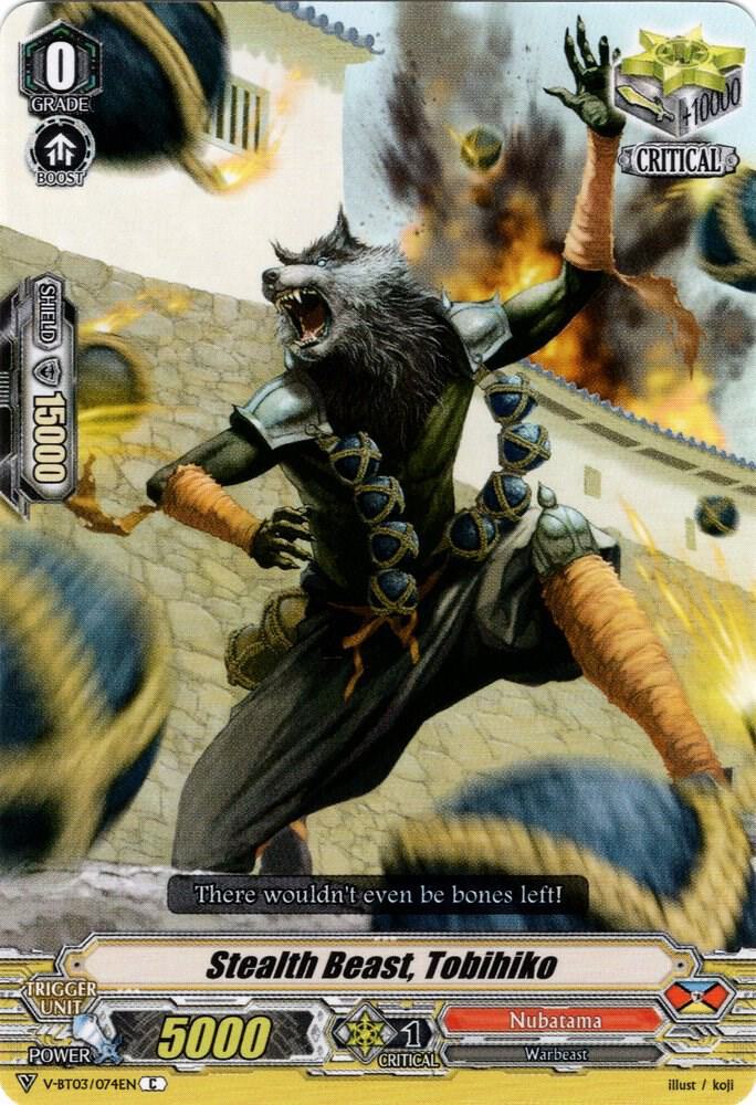 Stealth Beast, Tobihiko, V-BT03: Miyaji Academy CF Club V-BT03/074EN