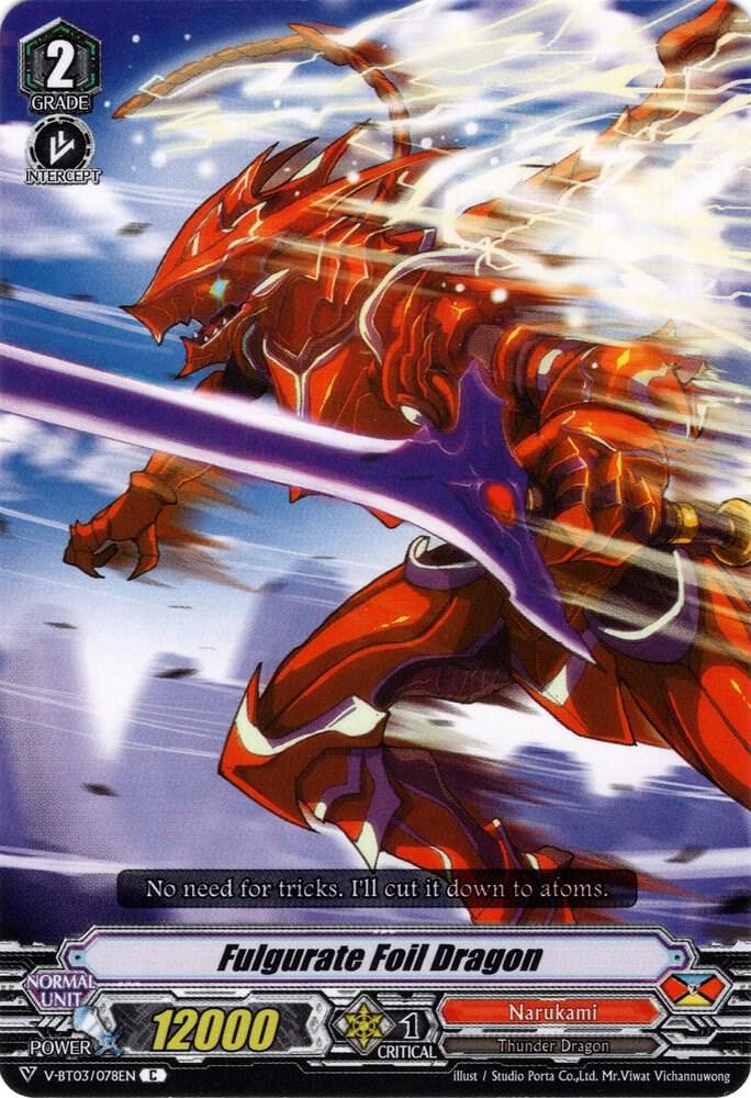 Fulgurate Foil Dragon, V-BT03: Miyaji Academy CF Club V-BT03/078EN