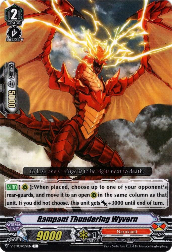 Rampant Thundering Wyvern, V-BT03: Miyaji Academy CF Club V-BT03/079EN