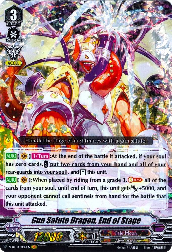 Gun Salute Dragon, End of Stage, V-BT04: Vilest! Deletor V-BT04/005EN