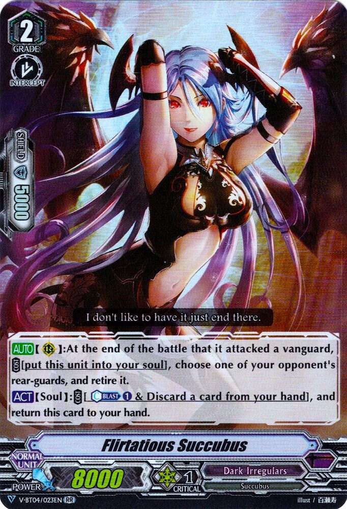 Flirtatious Succubus, V-BT04: Vilest! Deletor V-BT04/023EN